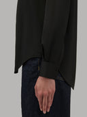 Shirt woman xacus solid colour twill black_5
