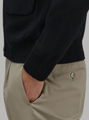 Sweater sweater xacus solid colour jersey black_5