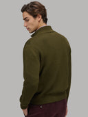 Sweater sweater xacus solid colour jersey dark green_6