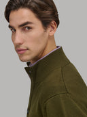 Sweater sweater xacus solid colour jersey dark green_7