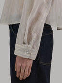 Shirt woman xacus stripe muslin grey_5