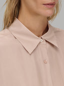 Shirt woman xacus solid colour silk beige_2