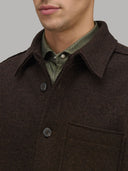 Shirt man xacus check woven brown_2