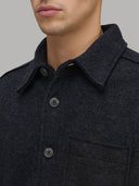Shirt man xacus check woven black_2