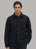 Shirt man xacus check woven black_3