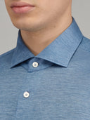 Shirt man xacus solid colour jersey blue_2