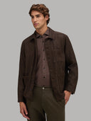 Shirt man xacus solid colour jersey dark brown_7