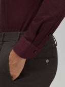 Shirt man xacus solid colour jersey dark red_5