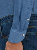 Shirt man xacus solid colour jersey deep sky blue_5