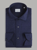 Shirt man xacus solid colour jersey dark blue_1