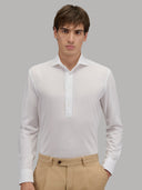 Shirt man xacus solid colour jersey white_3