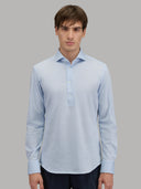Shirt man xacus solid colour jersey sky blue_3