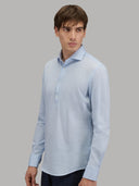 Shirt man xacus solid colour jersey sky blue_6