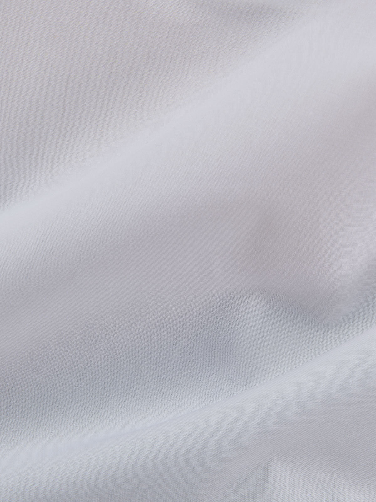 Blouse Unie Popeline Blanc