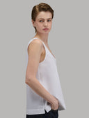 Blouse woman xacus solid colour poplin white_5