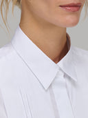 Shirt woman xacus solid colour poplin white_2