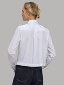 Shirt woman xacus solid colour poplin white_3