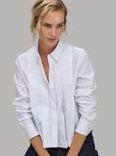 Shirt woman xacus solid colour poplin white_7
