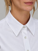 Shirt woman xacus solid colour twill white_2