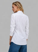 Shirt woman xacus solid colour twill white_3