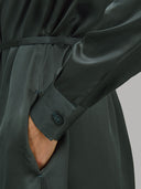 Chemisier woman xacus solid colour satin teal_5