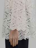 Blouse woman xacus pattern sangallo white_5