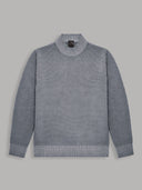 Sweater sweater xacus solid colour jersey grey melange_1