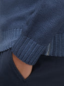 Sweater sweater xacus solid colour jersey blue jeans_5