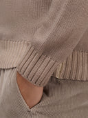 Sweater sweater xacus solid colour jersey dove grey_5