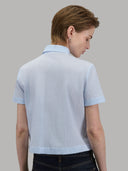 Shirt woman xacus stripe seersucker light blue_3