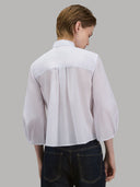 Shirt woman xacus solid colour muslin white_3