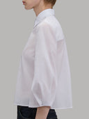 Shirt woman xacus solid colour muslin white_5