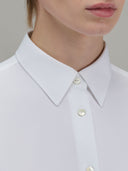 Shirt woman xacus solid colour twill white_2