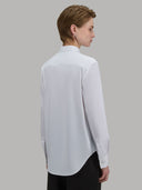 Shirt woman xacus solid colour twill white_3