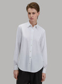 Shirt woman xacus solid colour twill white_6