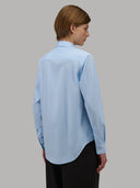 Shirt woman xacus solid colour oxford sky blue_3