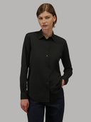 Shirt woman xacus solid colour twill black_6