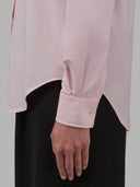 Shirt woman xacus solid colour oxford pale pink_5