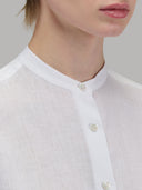 Shirt woman xacus solid colour linen white_2