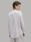 Shirt woman xacus solid colour linen white_3