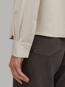 Shirt woman xacus solid colour viscose beige_5