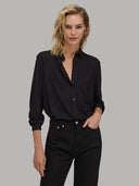 Shirt woman xacus solid colour jersey navy blue_1