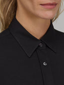 Shirt woman xacus solid colour jersey navy blue_2