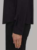 Shirt woman xacus solid colour jersey navy blue_5