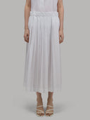 Shirt woman xacus solid colour canvas white_1