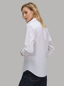 Shirt woman xacus solid colour poplin white_3