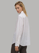 Shirt woman xacus pattern textured white_3