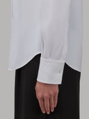 Shirt woman xacus solid colour twill white_5
