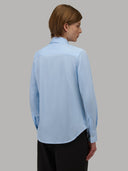 Shirt woman xacus solid colour oxford sky blue_3