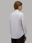Shirt woman xacus solid colour poplin white_3